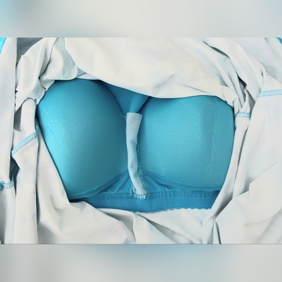 Lands' End Swim Top* Dress Women's Size 20W Bright Blue Pullover Resort NEW - Picture 8 of 8